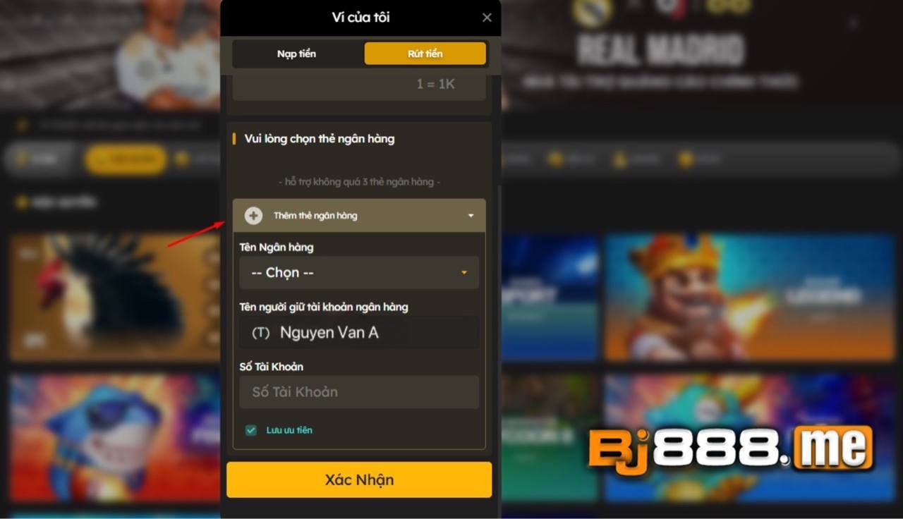 RÚT TIỀN BJ88